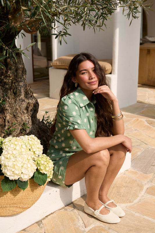 Ydence Blouse Vivienne green