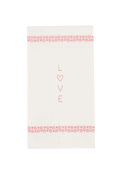 Zusss napkins rectangle jij bent geweldig love