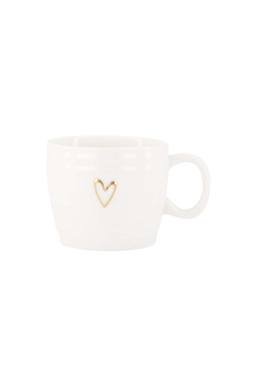 Zusss cappuccino mug line heart
