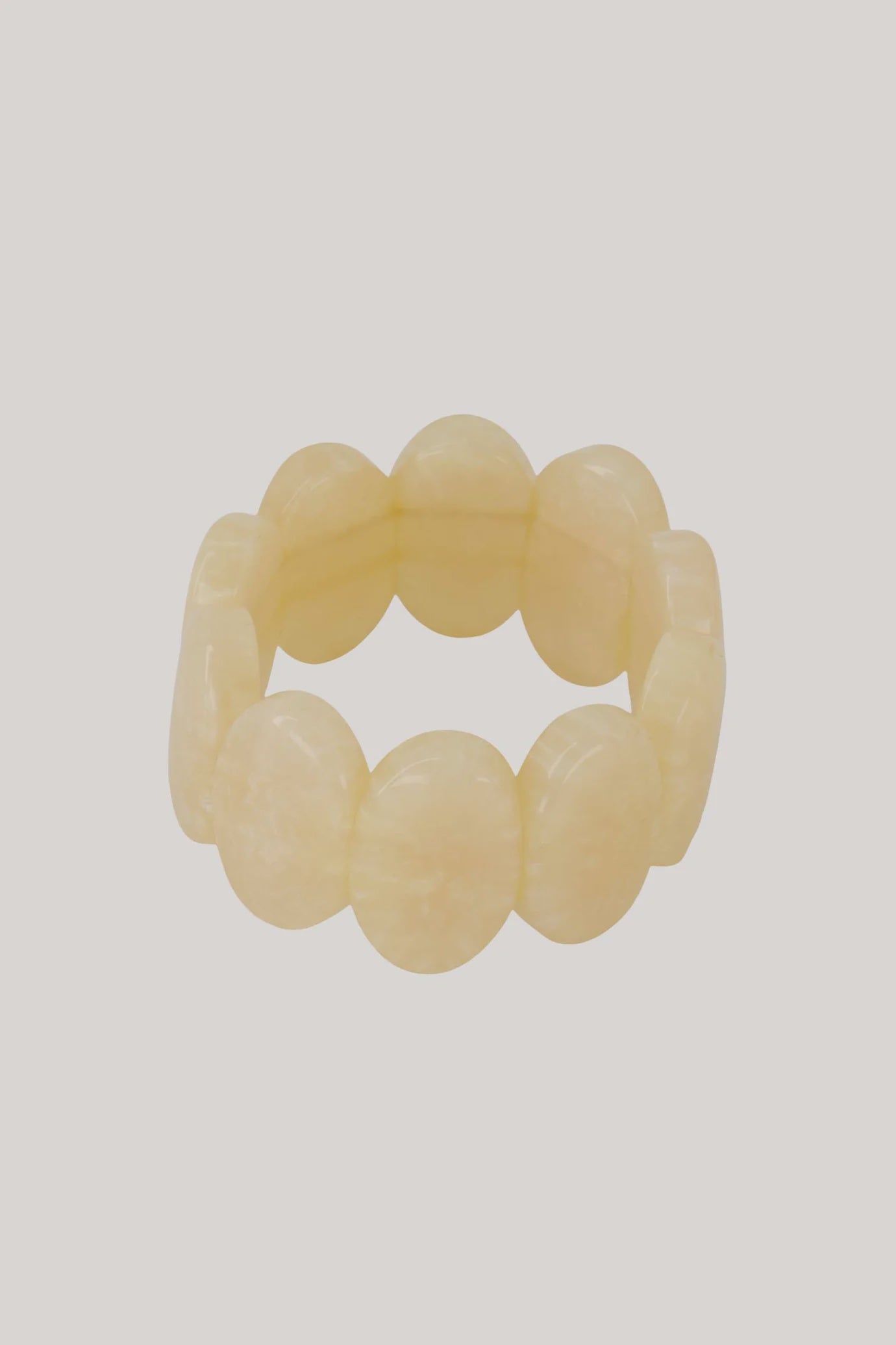 Zusss elastieken brede kralen armband