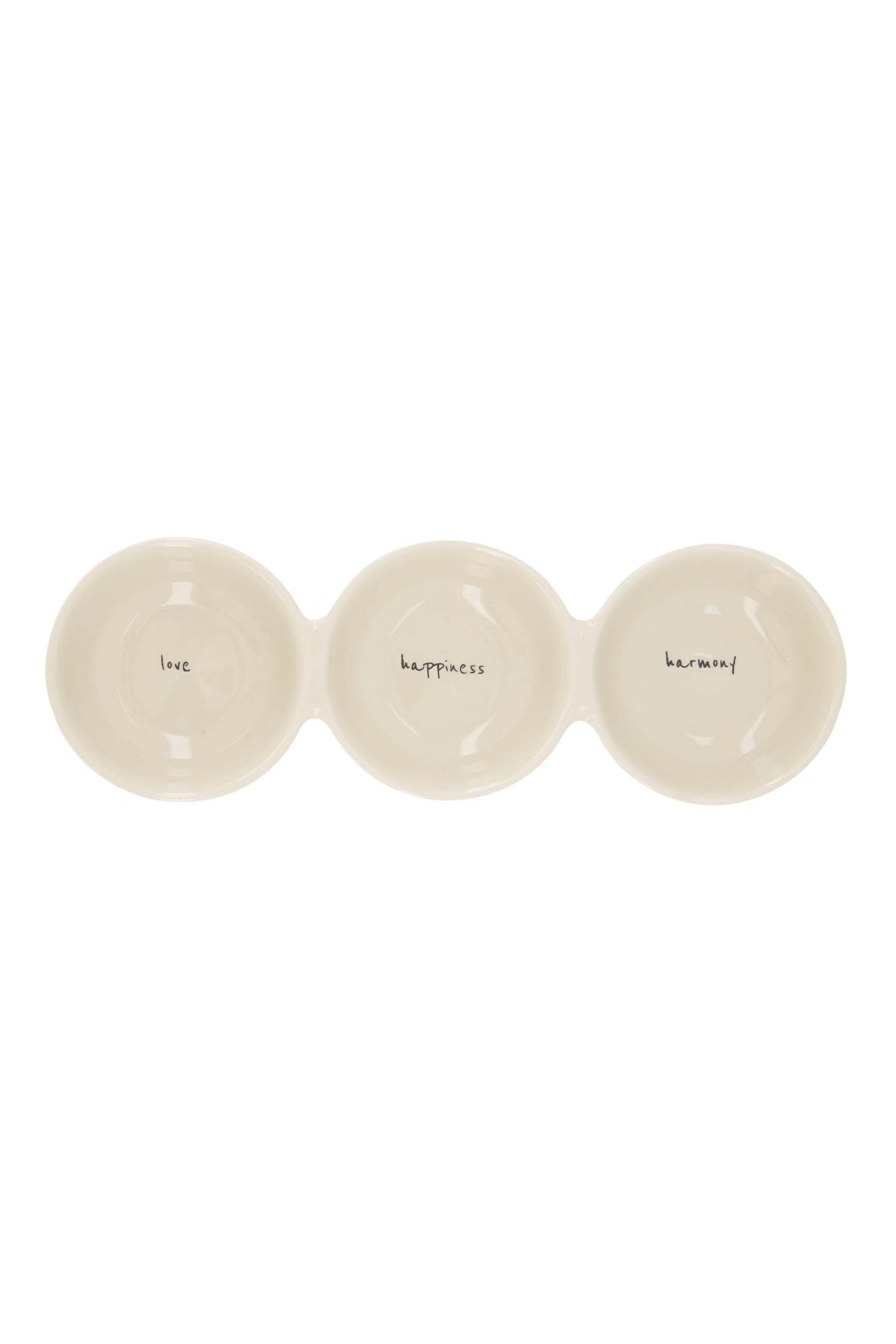 Zusss serving plate love happiness harmony