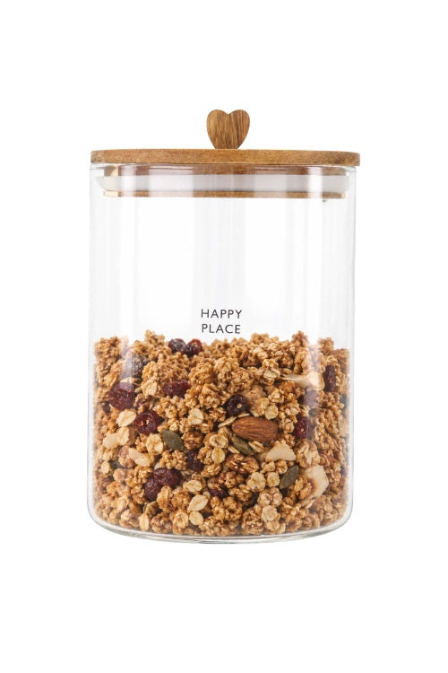 Zusss storage jar happy place M