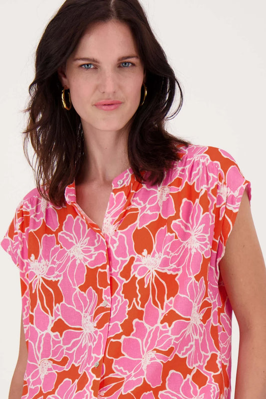 Zusss blouse met bloemenprint