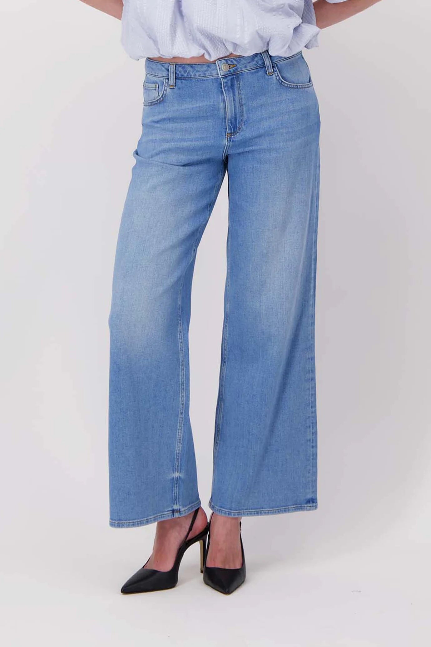 Zusss Wideleg Jeans