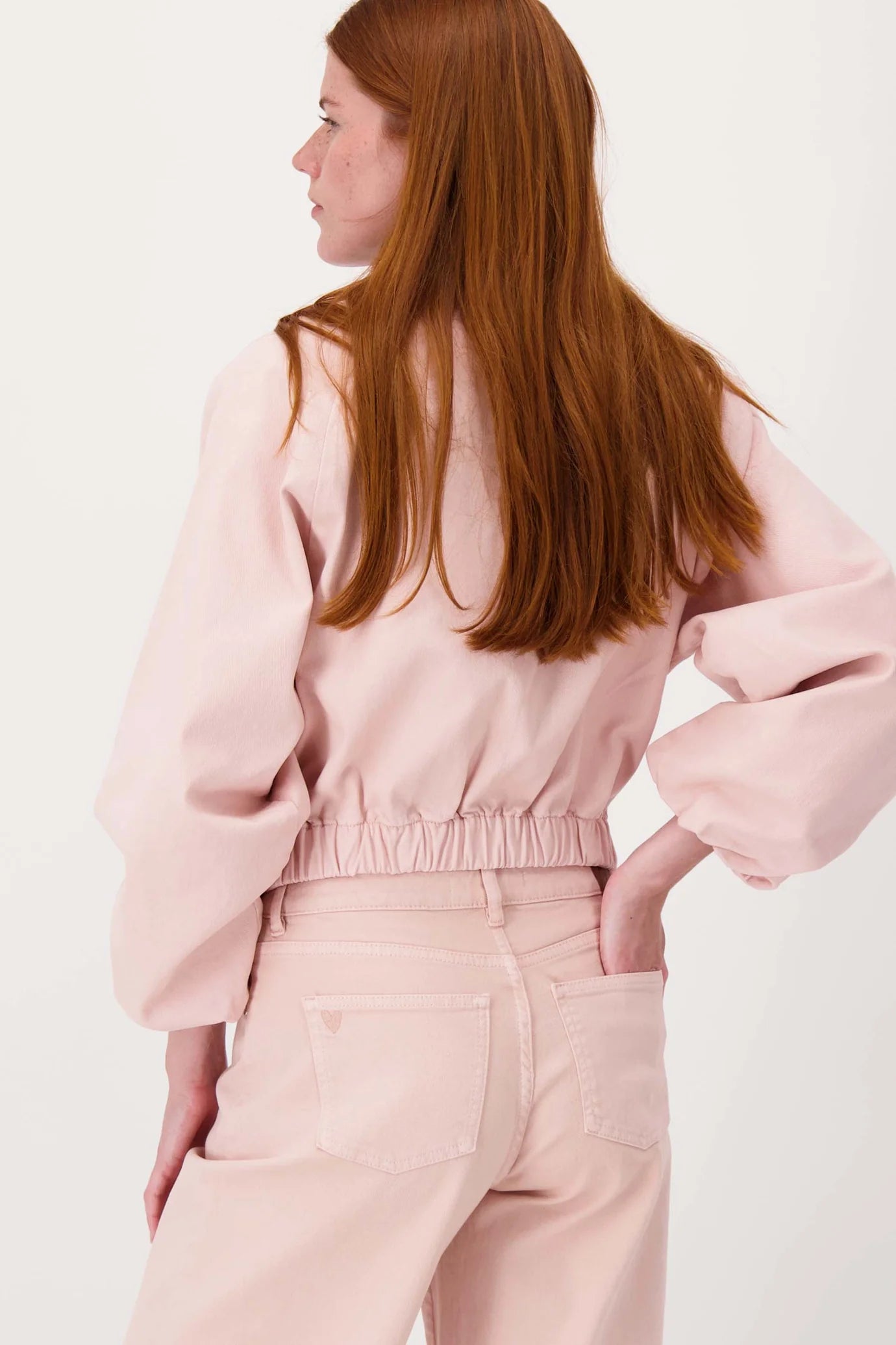 Zusss Wideleg Jeans Gekleurd