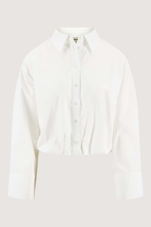 Zusss balloon blouse long sleeve