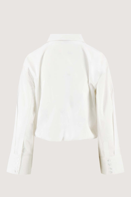 Zusss balloon blouse long sleeve