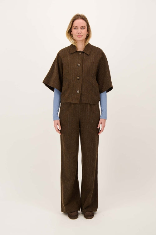 Zusss pinstripe cape