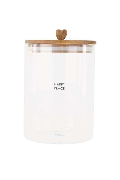 Zusss storage jar happy place M