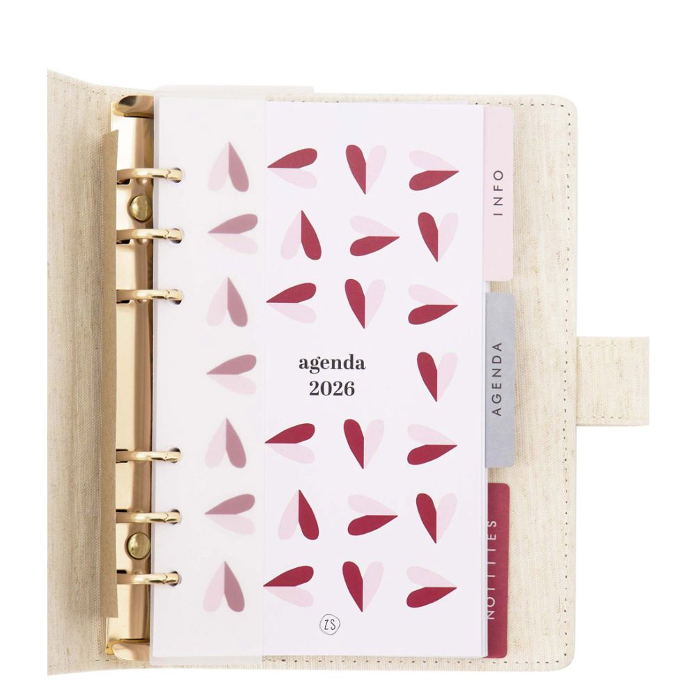 Zusss agenda 2026 alles op z'n tijd linnen