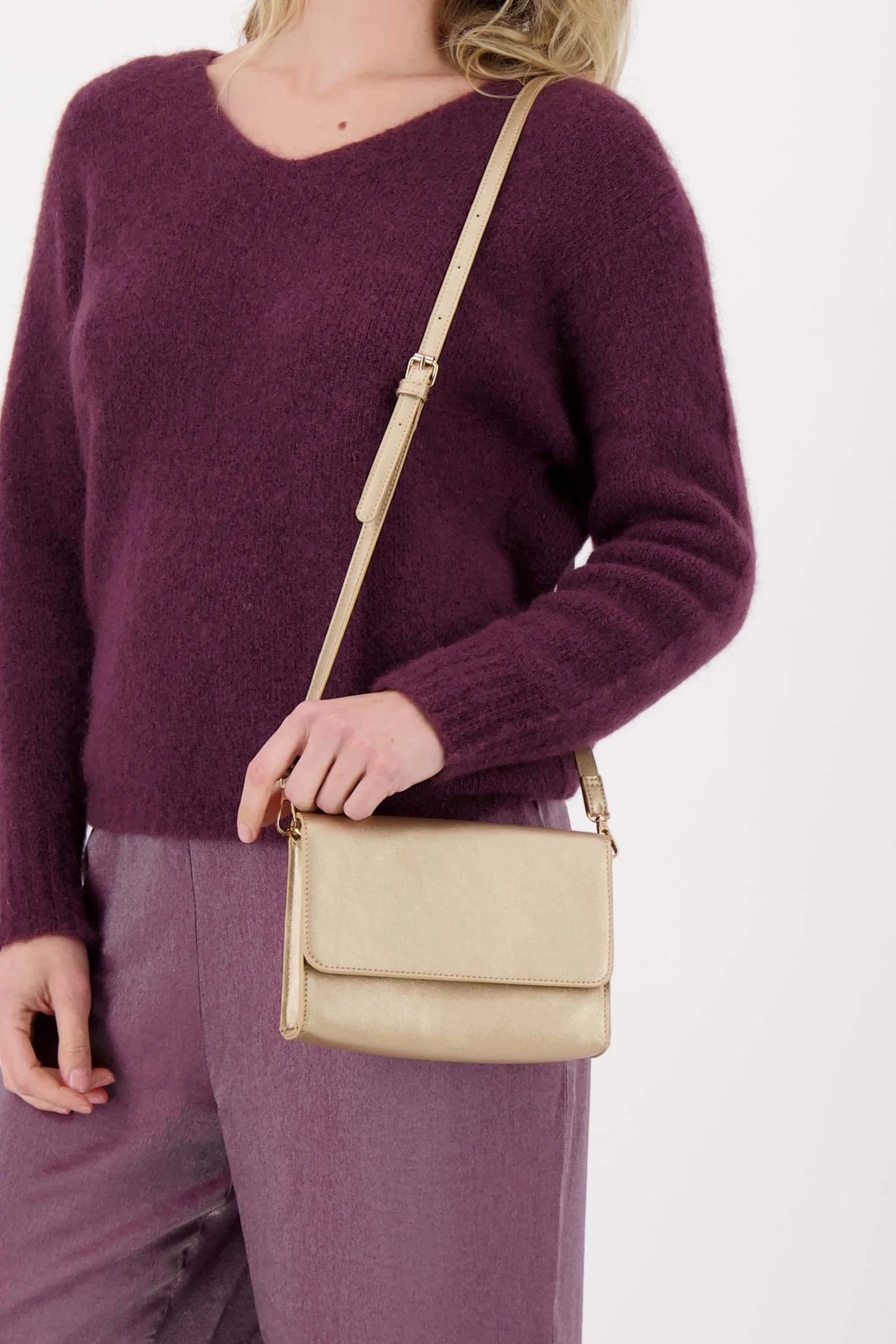 Zusss clutch met hart spiegel