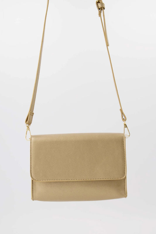 Zusss clutch met hart spiegel goud