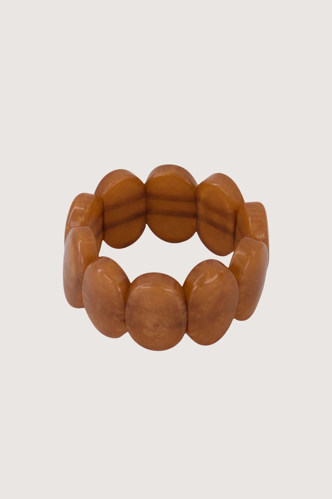 Zusss elastieken brede kralen armband