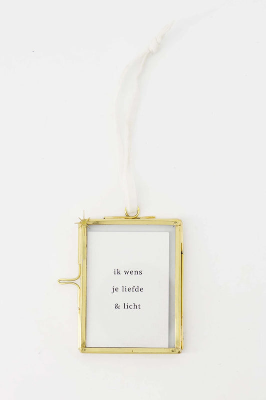 Zusss fotohanger metaal liefde en licht