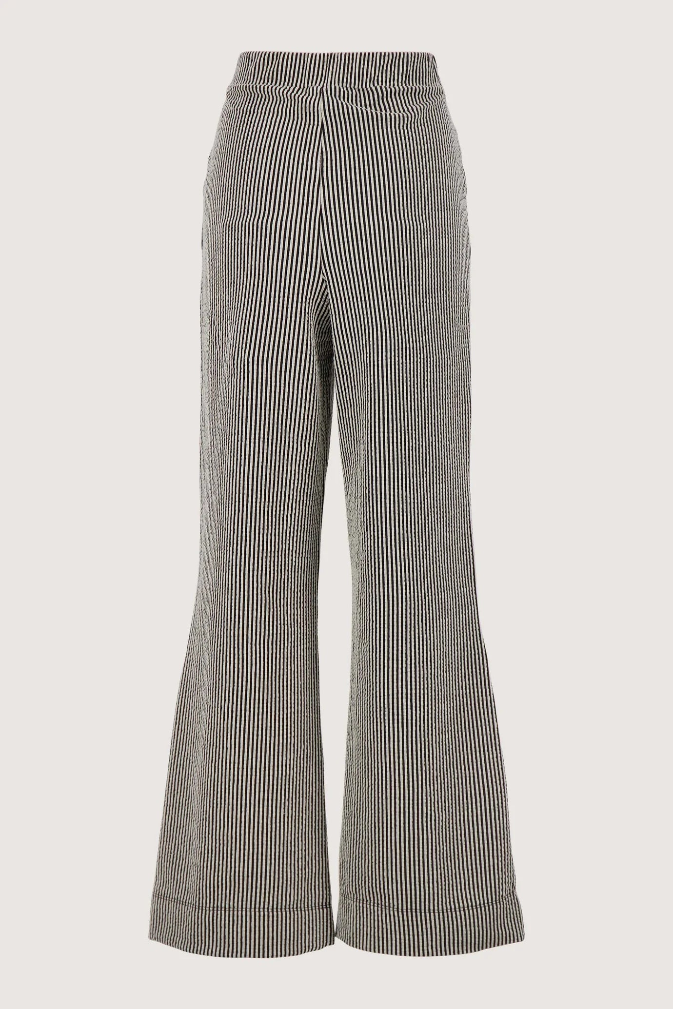 Zusss gestreepte broek met structuur