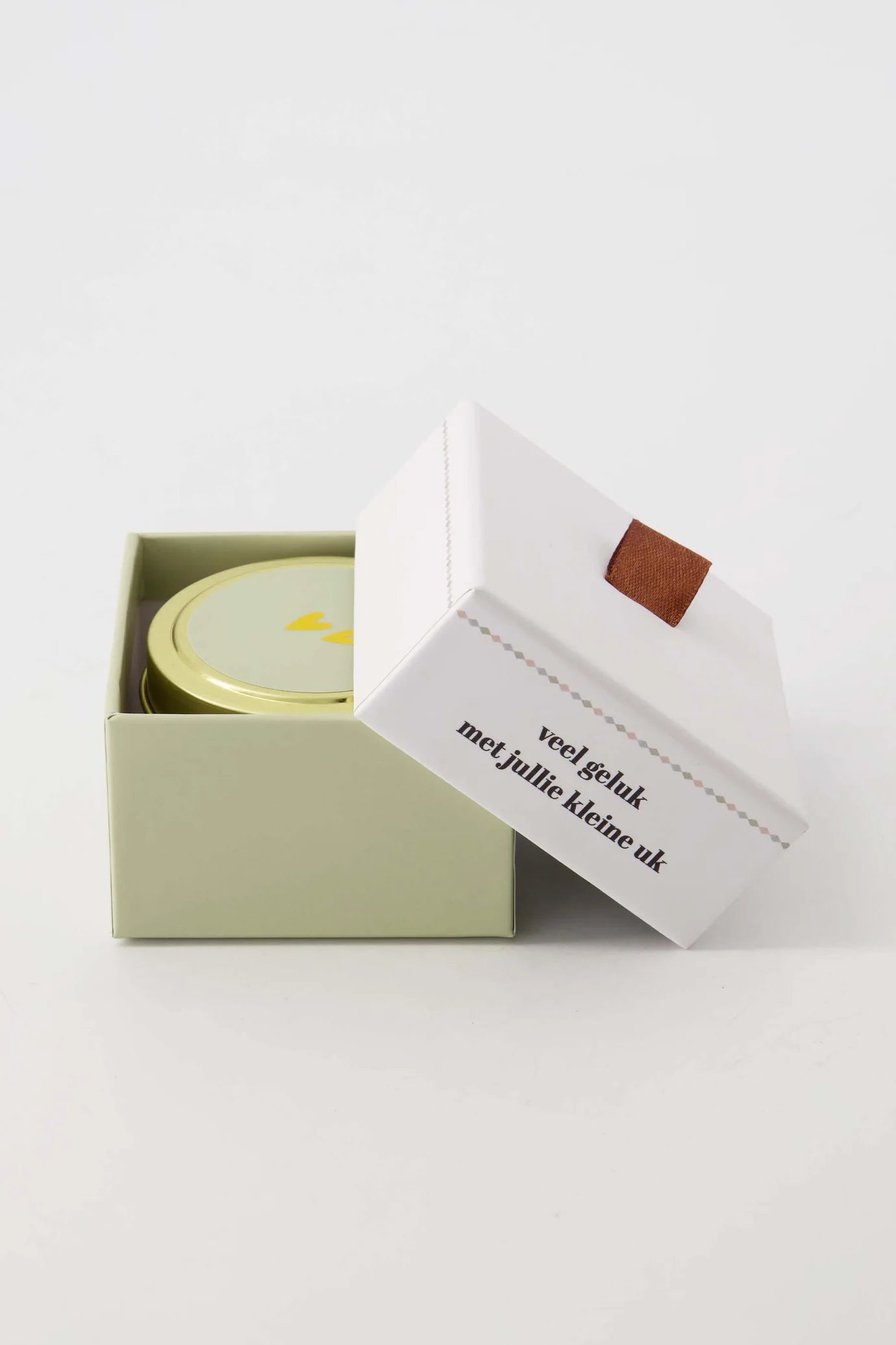 Zusss geurkaarsje tinnen in doosje kleine uk multicolor