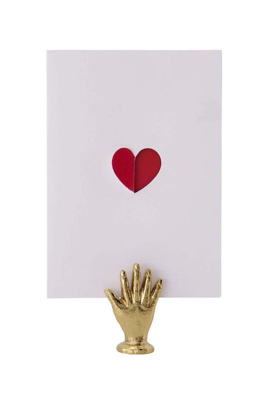 Zusss kaartenstandaard metaal hand