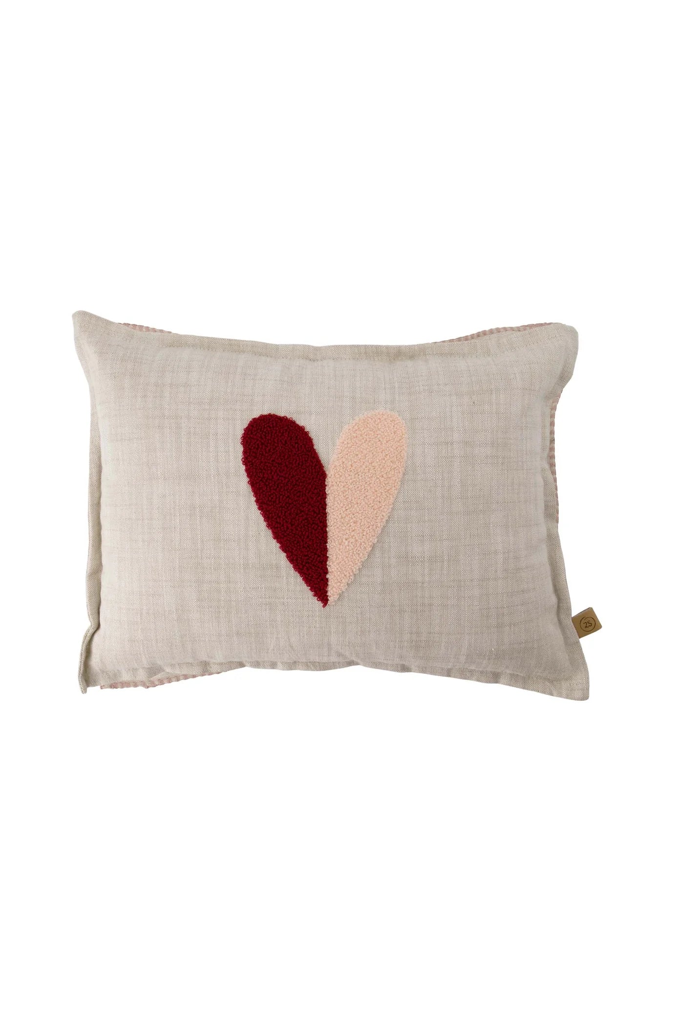 Zusss kussen hartje 35x25cm