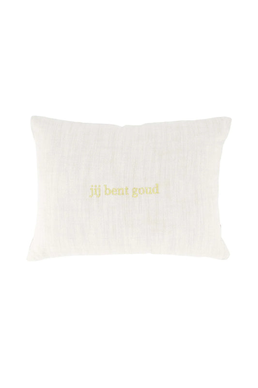 Zusss kussen jij bent goud 35x25cm