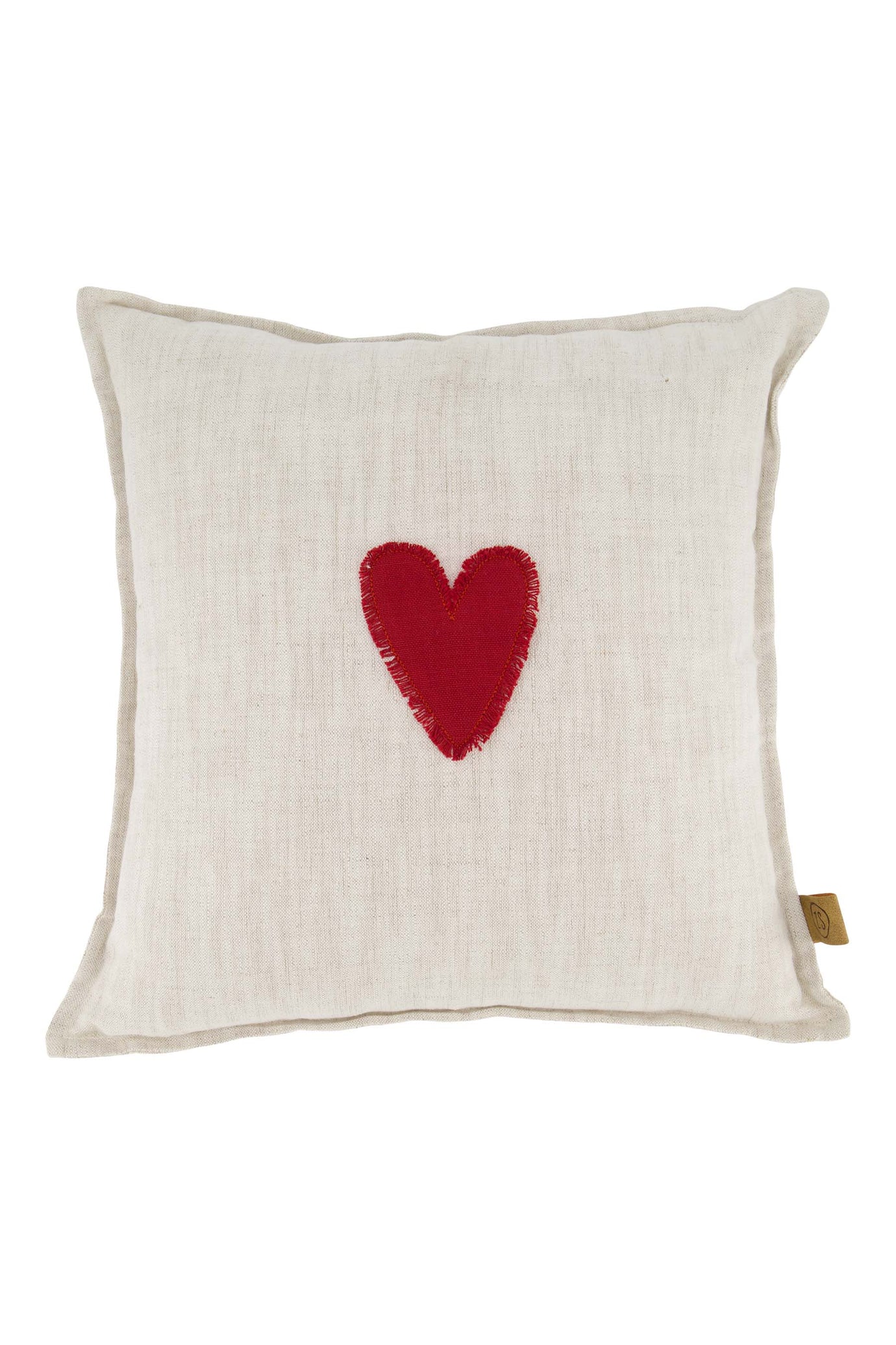 Zusss kussen rood hartje 35x35cm peper en zout