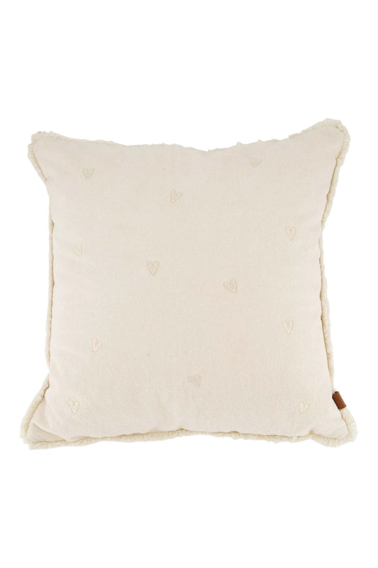 Zusss kussen velvet hartjes 45x45cm