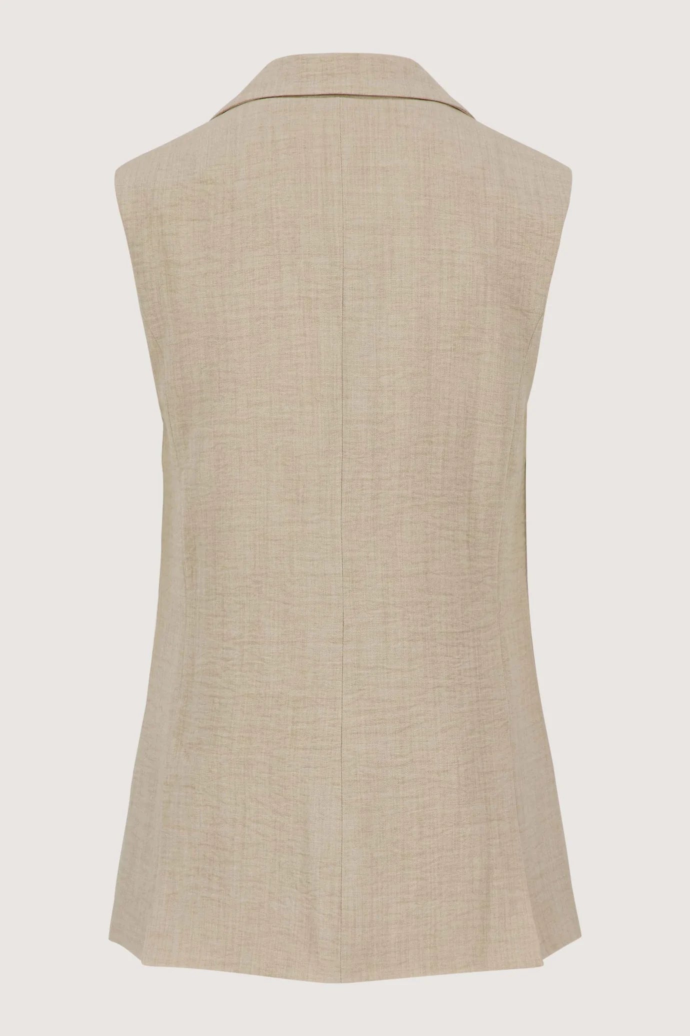 Zusss lang gilet met stretch