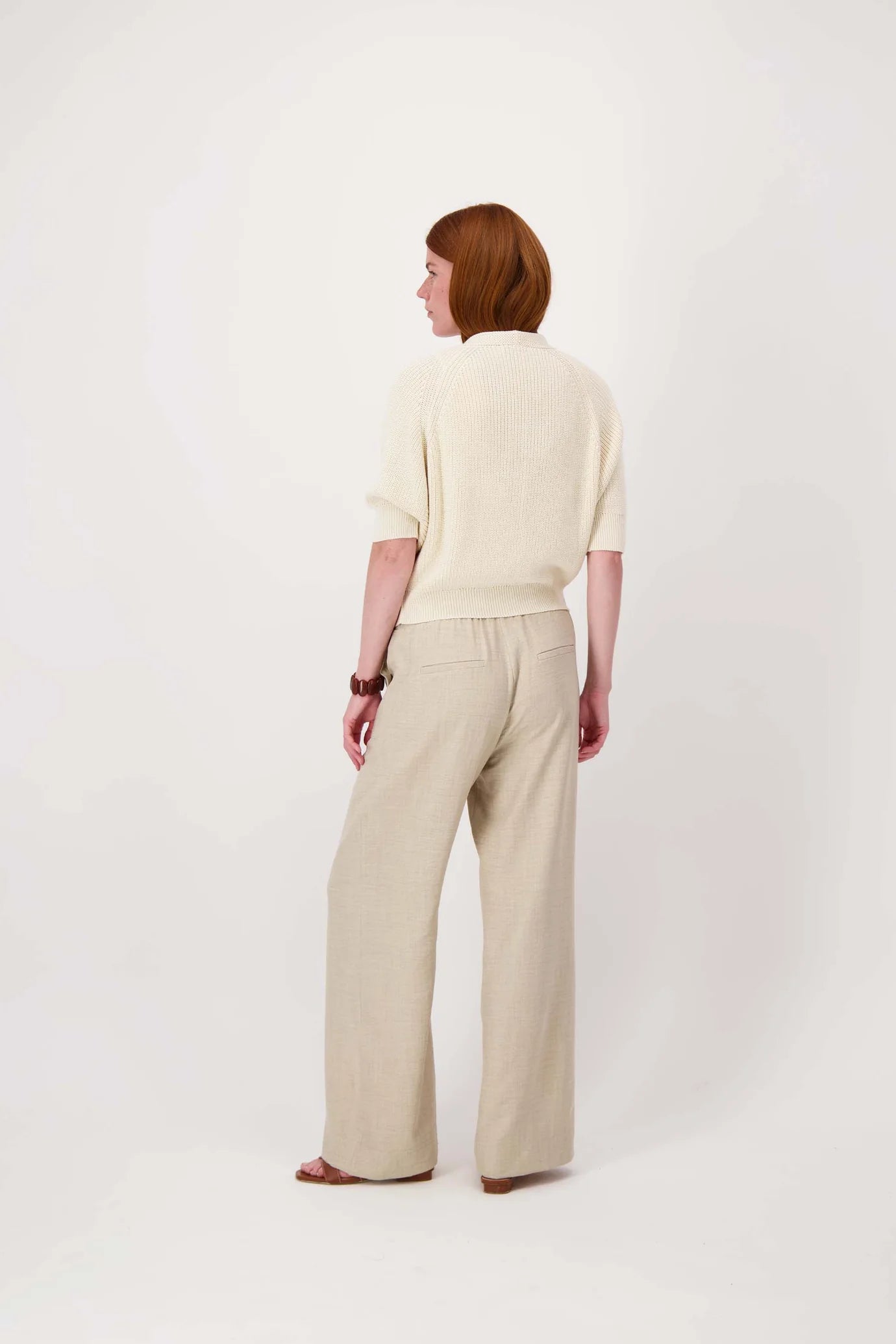 Zusss losvallende broek met stretch