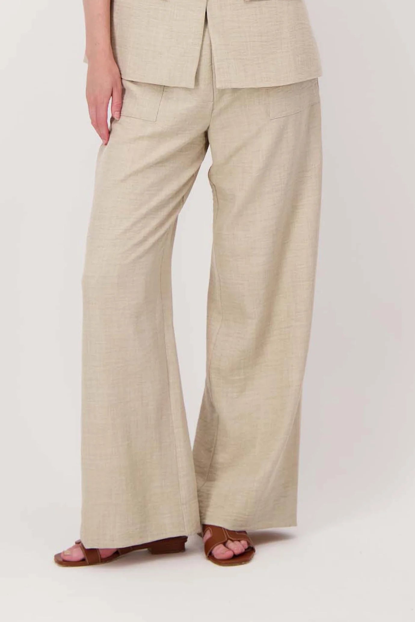 Zusss losvallende broek met stretch