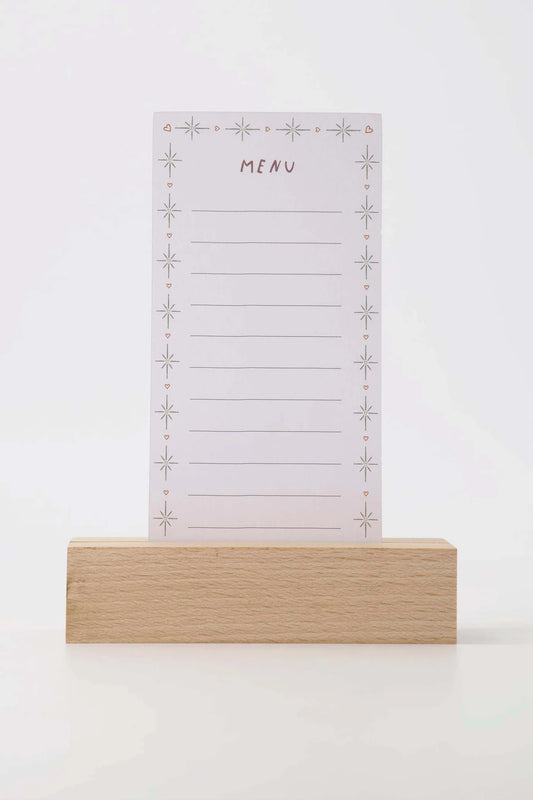 Zusss menukaartjes notenkraker wit