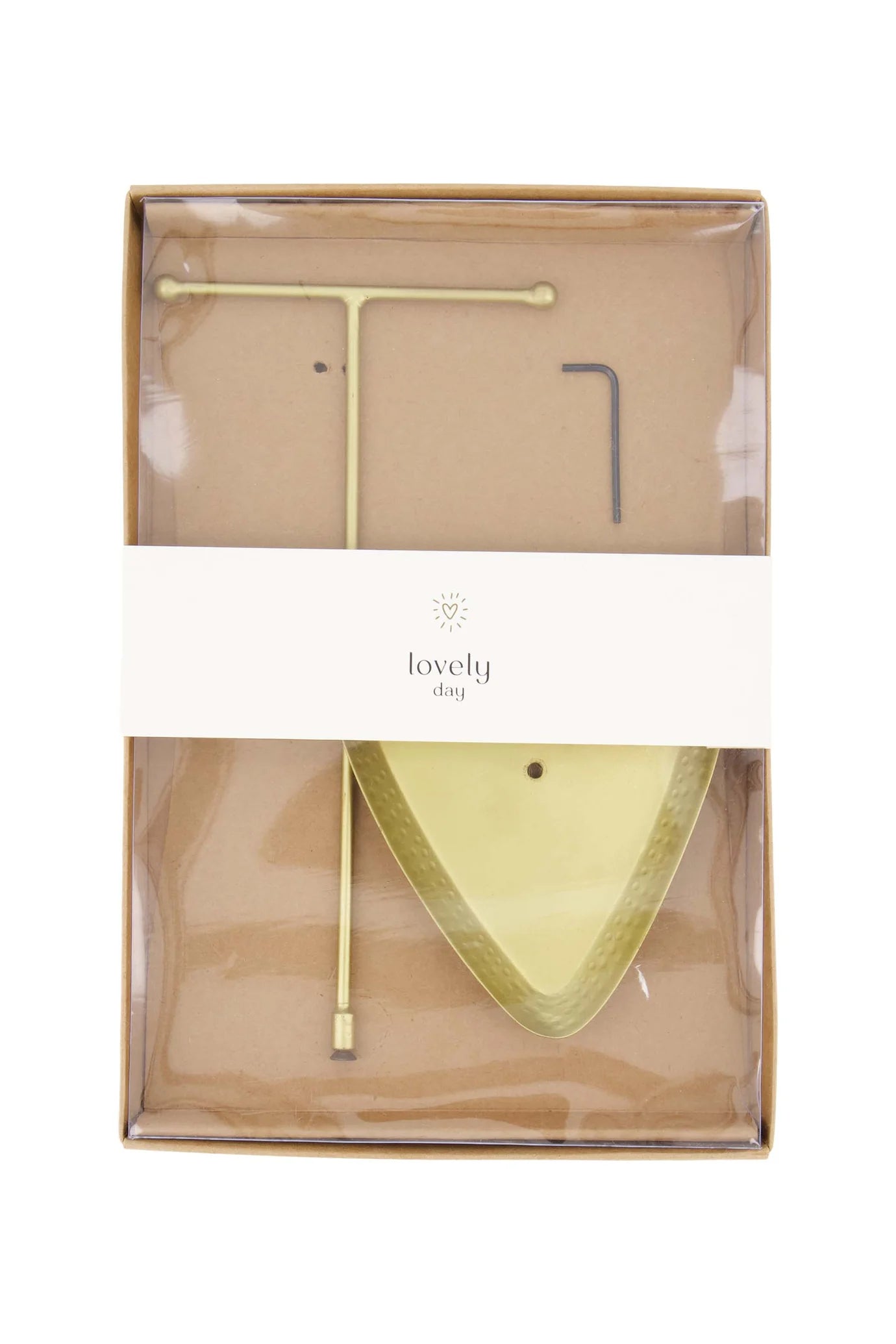 Zusss sieradenrekje metaal hartje goud