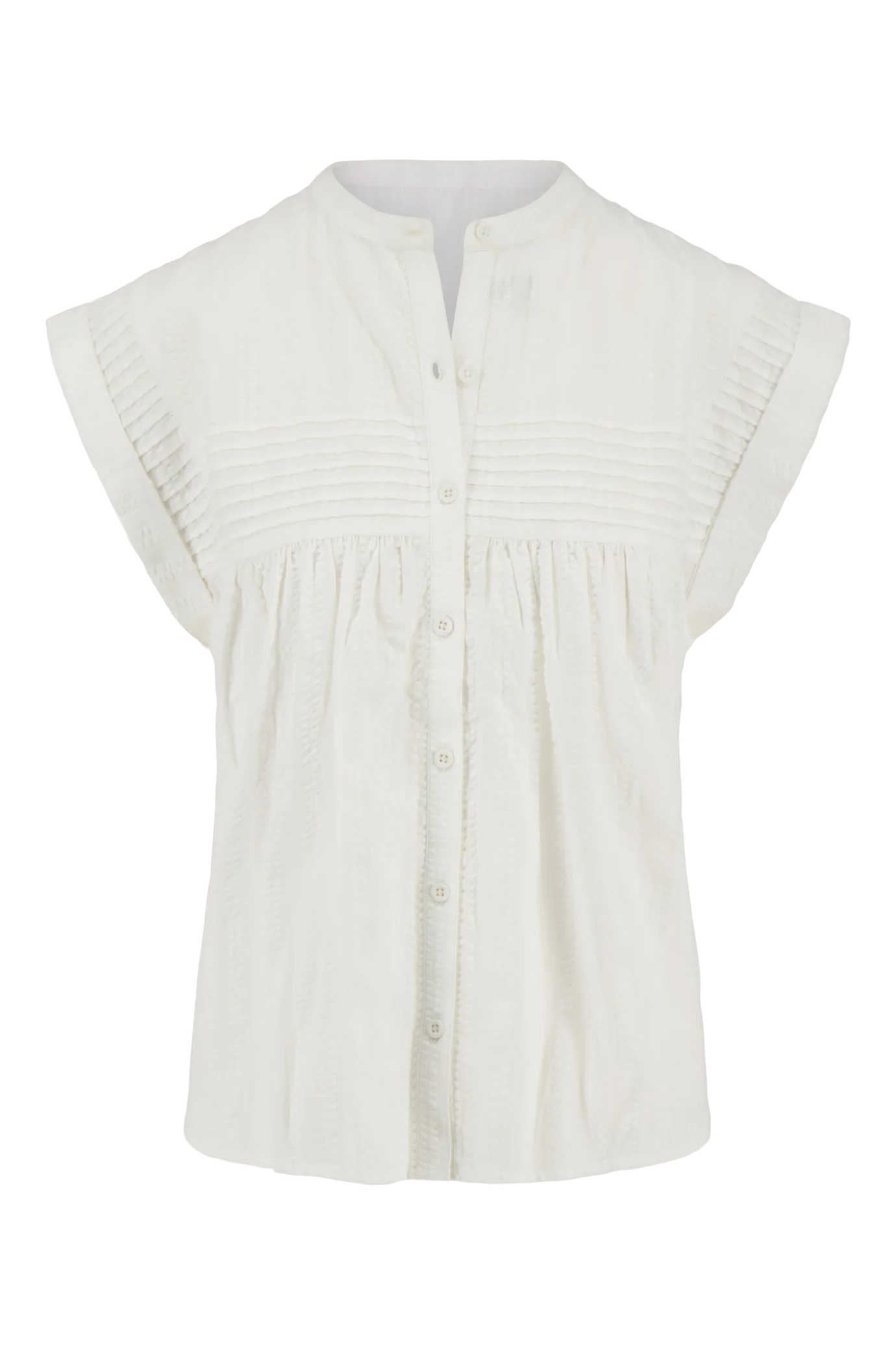 Zusss voile blouse met structuur streep