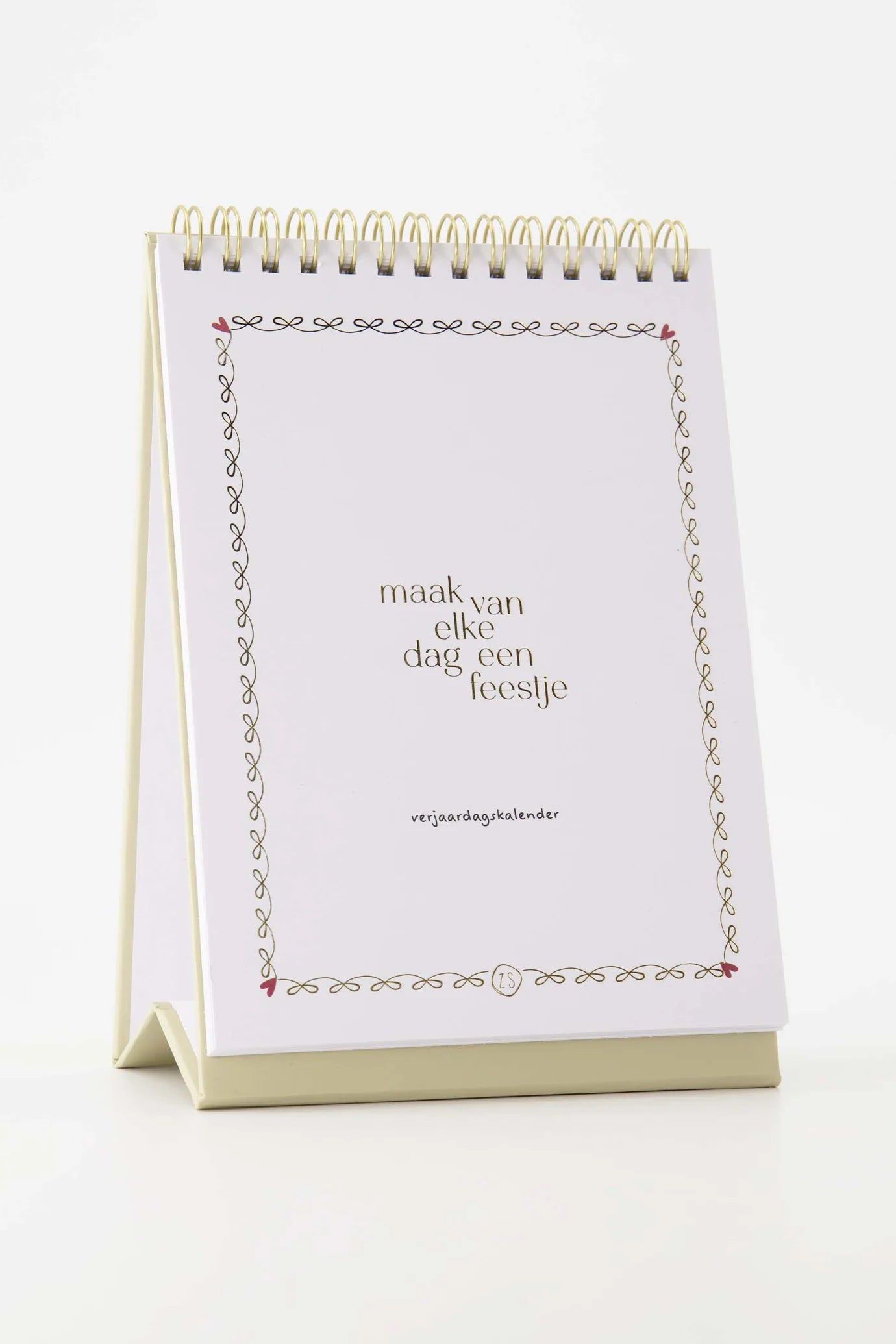 Zusss verjaardagskalender elke dag feestje zand