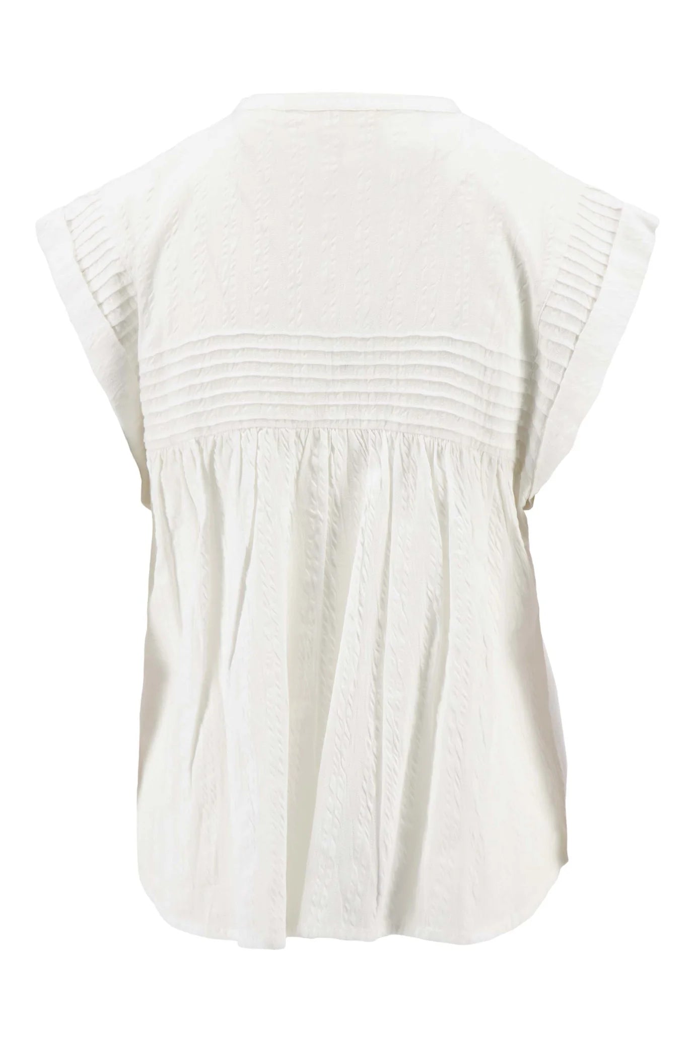 Zusss voile blouse met structuur streep