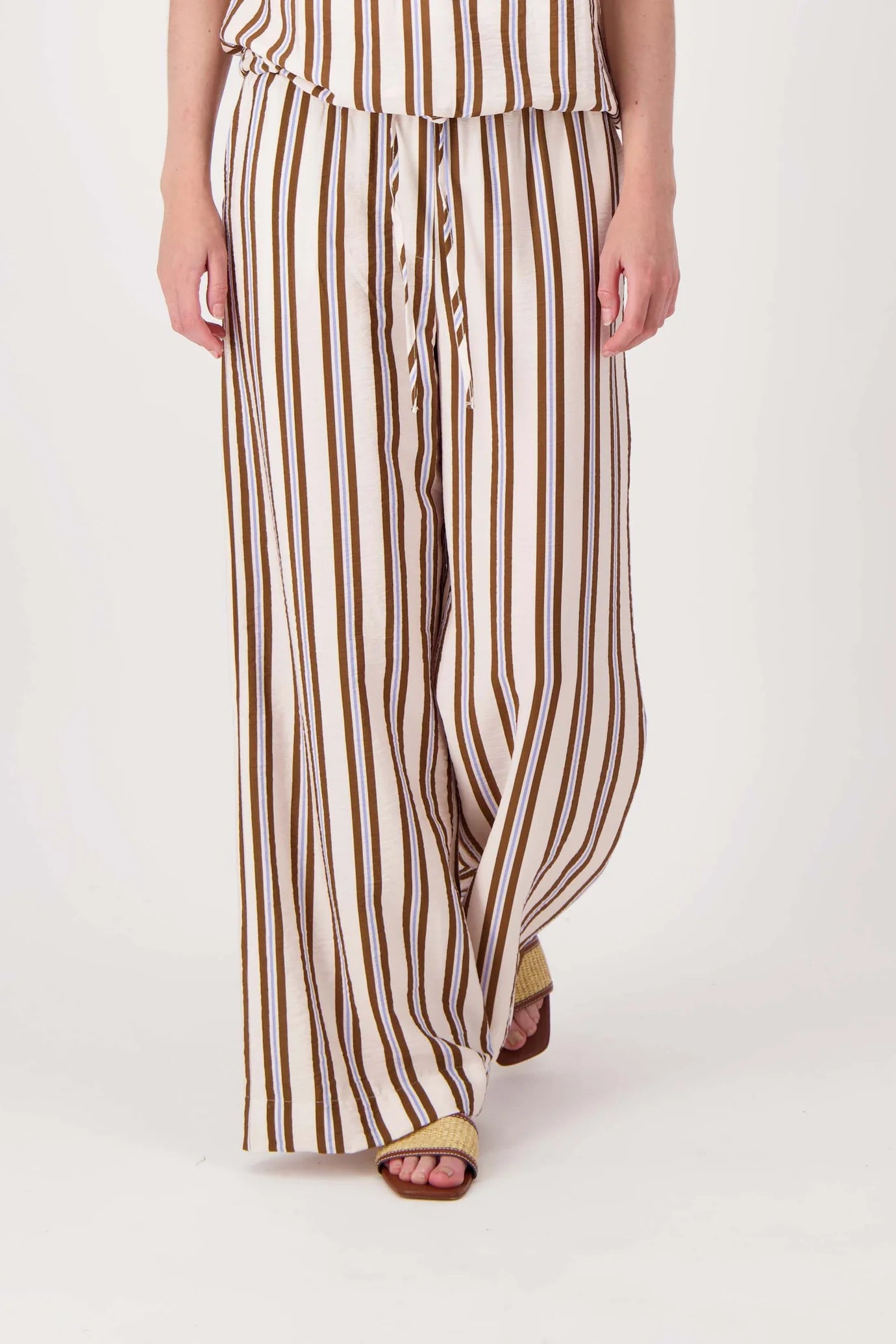 Zusss wijde broek met strepen