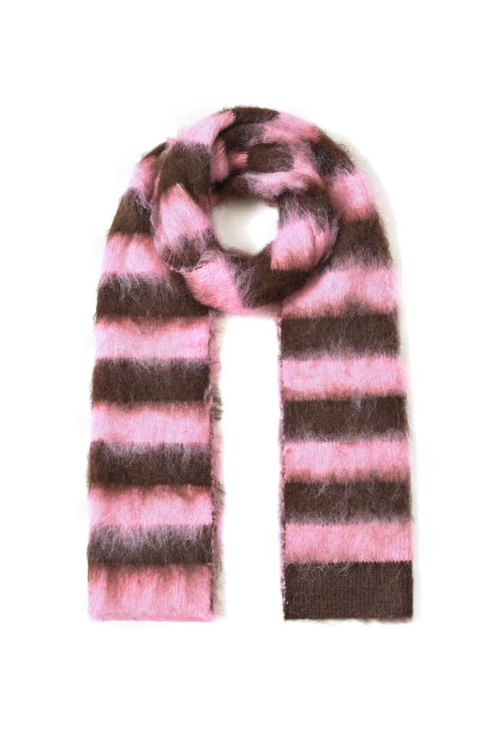 Sjaals roze bruin