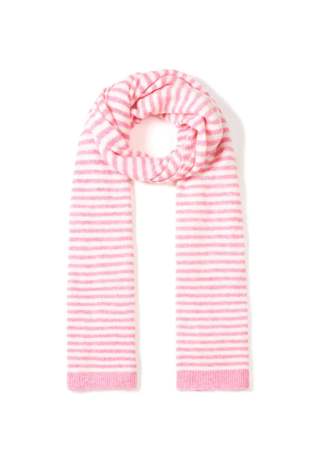 Roze sjaal streep