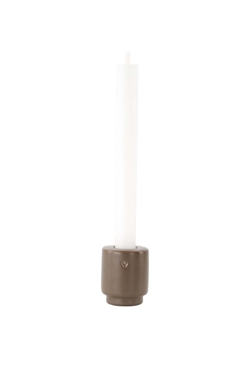 Zusss candle holder ceramic heart