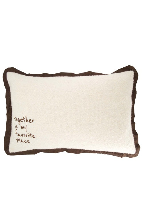 Zusss cushion favorite place boucle