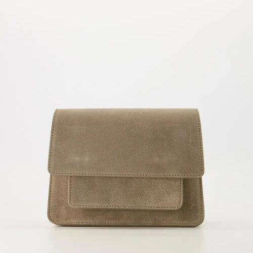 Crossbody tas taupe