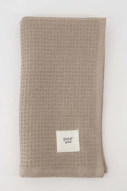 Zusss gastendoekje puur geluk zand
