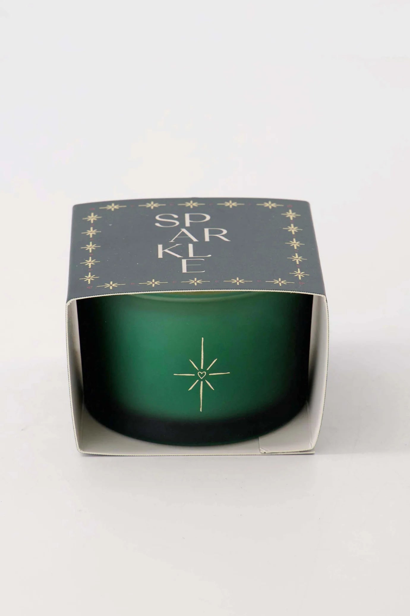 Zusss geurkaars in wikkel sparkle donkergroen