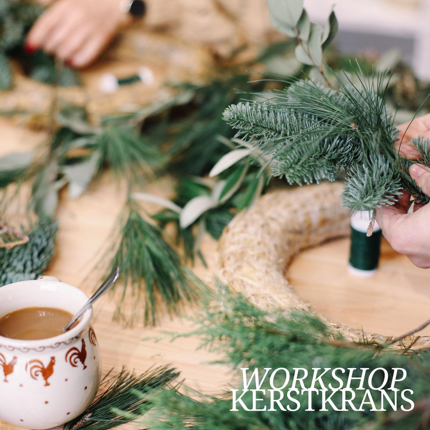 Kerstkrans maken