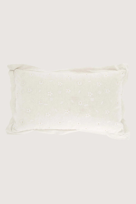 Zusss kussen bloem kralen 50x30cm