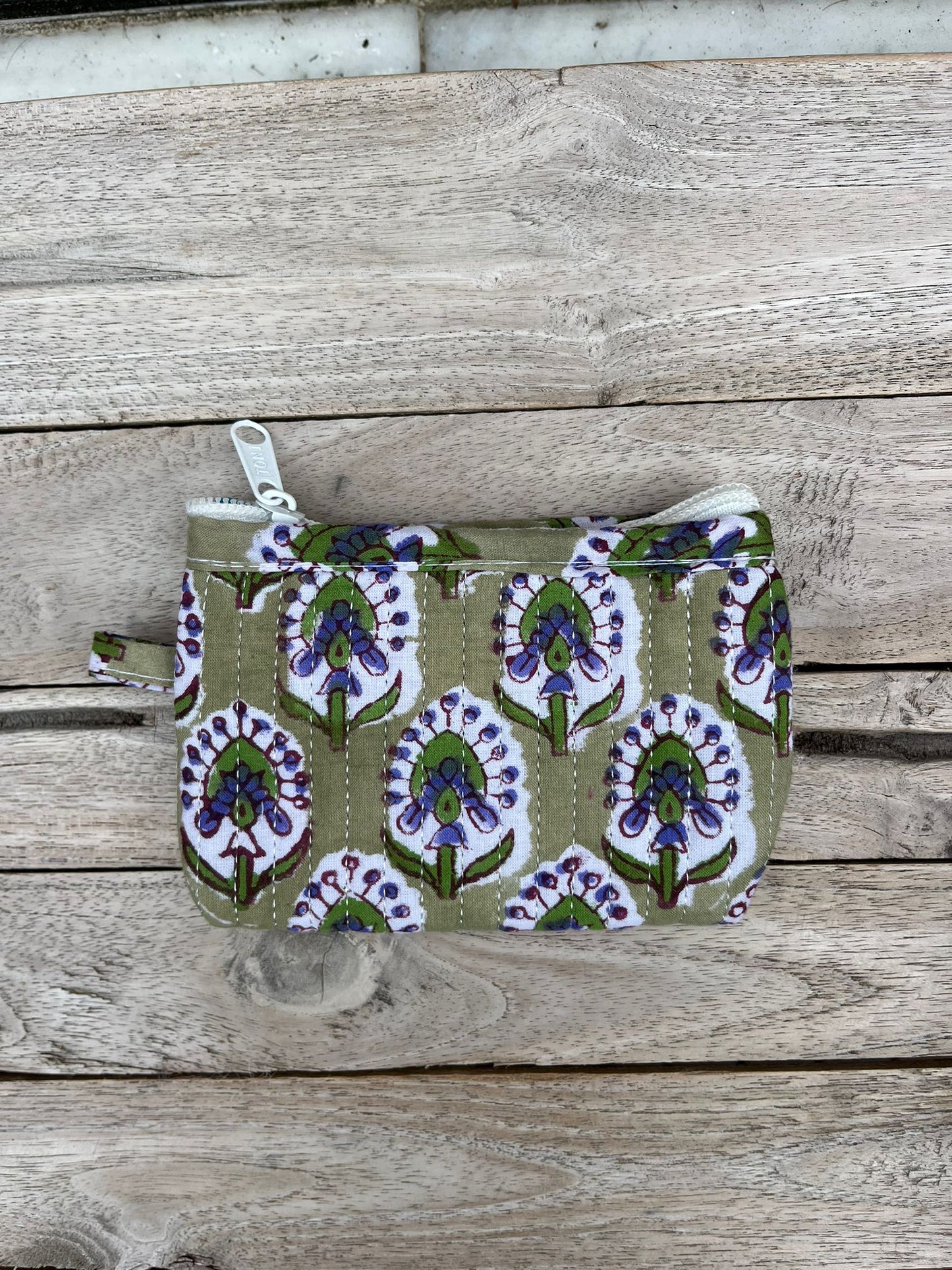 Blockprint portemonneetje meerdere kleuren