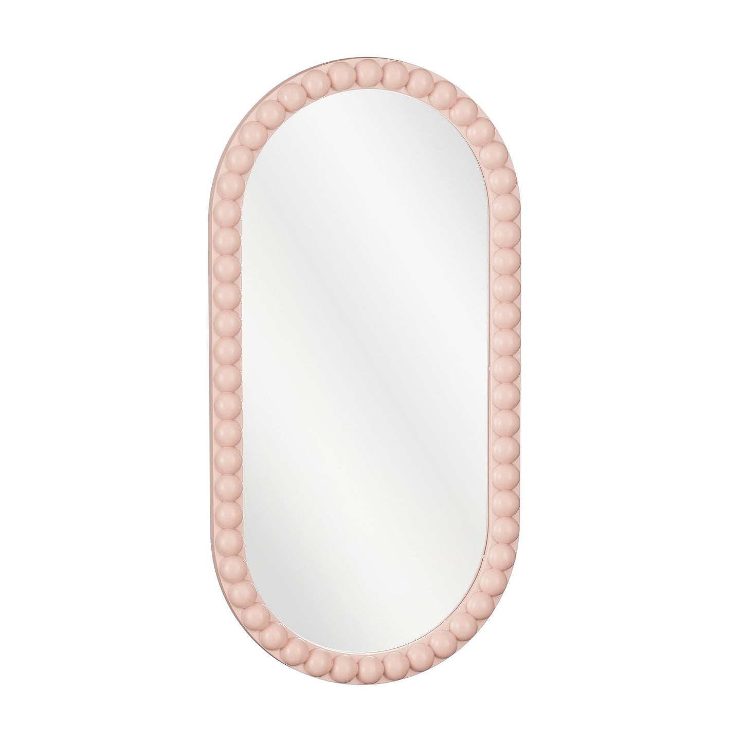 Spiegel ovaal roze