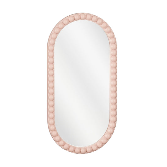 Spiegel ovaal roze